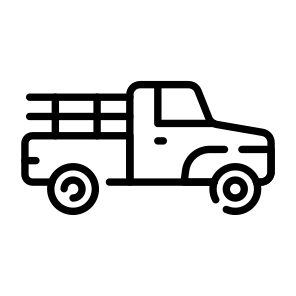 Pickup, Truck, Vehicle, Transport, Conveyance icon