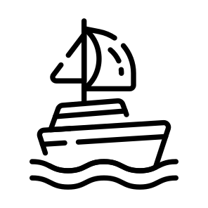 Sailboat, Boat, Ship, Watercraft, Vehicle icon