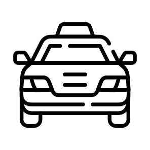 Taxi, Cab, Car, Automotive, Automobile icon