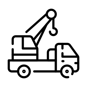 Tow, Truck, Vehicle, Transport, Conveyance icon
