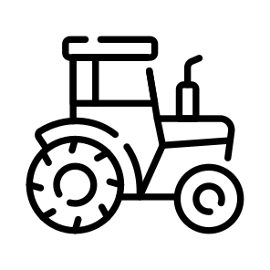 Tractor, Cultivator, Vehicle, Transport, Conveyance icon