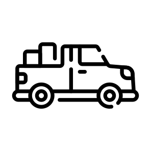 Truck, Pickup, Vehicle, Transport, Conveyance icon