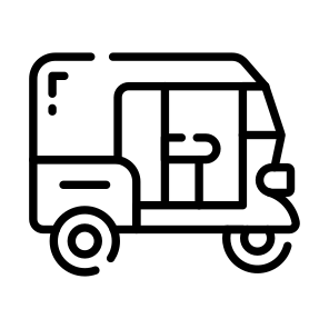 Tuk, Rickshaw, Auto, Vehicle, Transport icon