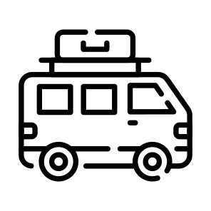 Van, Minivan, Tour, Vehicle, Transport icon