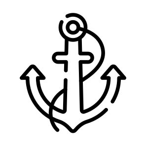 Anchor, Stopper, Nautical, Aquatic, Tool icon
