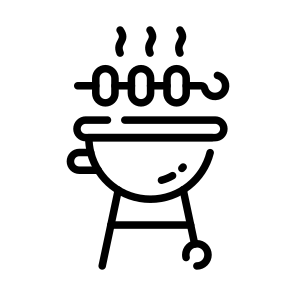 Bbq, Barbecue, Grill, Roasting, Food icon