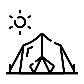 Camp, Tent, Shelter, Canopy, Campsite icon