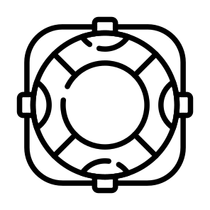 Lifebuoy, Buoy, Safety, Rescue, Preserver icon