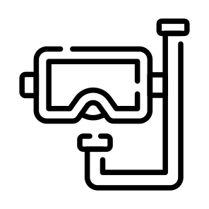 Mask, Snorkelling, Diving, Swimming, Goggles icon