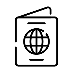 Passport, Visa, Document, Travel, Id icon