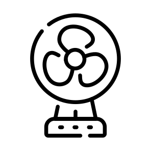 Pedestal, Fan, Cooling, Air, System icon
