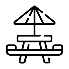 Picnic, Table, Patio, Outdoor, Sitting icon