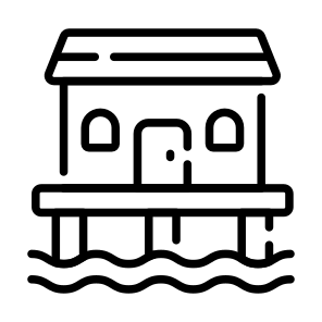 Resort, Residence, Lodge, Cabin, Accommodation icon