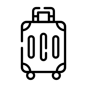 Suitcase, Handbag, Luggage, Baggage, Travel icon