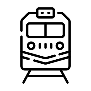 Tram, Train, Locomotive, Railway, Vehicle icon