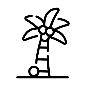 Tree, Nature, Beach, Island, Coconut icon
