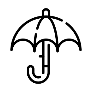Umbrella, Sunshade, Parasol, Shade, Protection icon