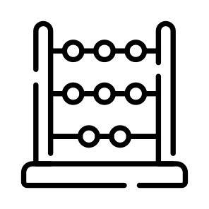 Abacus, Calculator, Counter, Reckoner, Tally icon