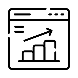 Analytics, Statistics, Infographics, Growth, Analysis icon