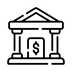 Bank, Depository, Payment, Building, Architecture icon