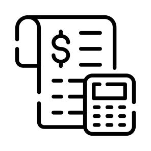 Bookkeeping, Accounting, Record, Ledgering, Calculation icon