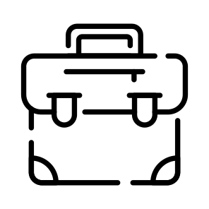 Briefcase, Portfolio, Satchel, Bag, Baggage icon