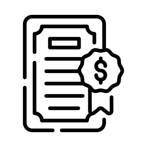 Certificate, Credential, Diploma, License, Certification icon