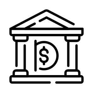 Deposit, Depository, Building, Bank, Money icon