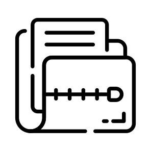 Folder, File, Document, Archive, Compressed icon