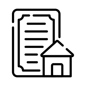 Home, Document, Property, House, Paperwork icon