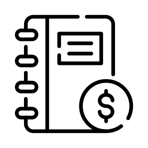 Ledger, Journal, Book, Register, Record icon