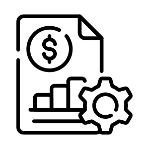 Money, Budget, Management, Maintenance, Document icon