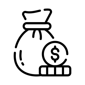 Money, Cash, Currency, Dollar, Wealth icon