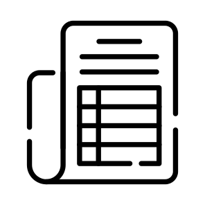 Paper, Billing, Document, Statement, Page icon