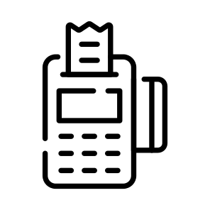 Pos, Terminal, Till, Checkout, Device icon