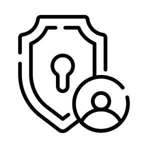 Protection, Security, Privacy, Confidential, Account icon