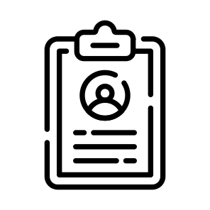 Resume, Cv, Biodata, Profile, Portfolio icon