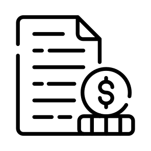 Statement, Report, Declaration, Payment, Summary icon