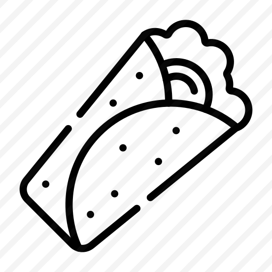 Burrito, Wrap, Tortilla, Roll, Snack preview