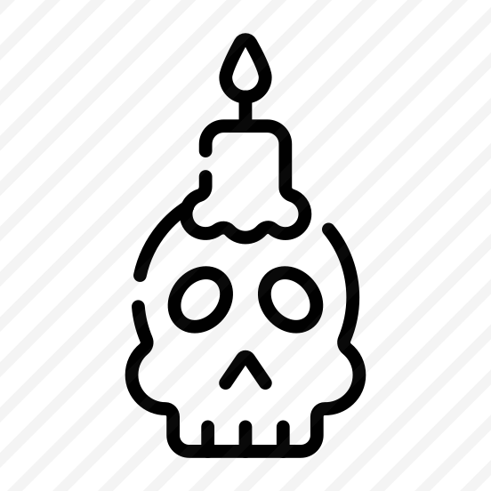 Candle, Death, Skullcap, Candlelight, Illumination preview