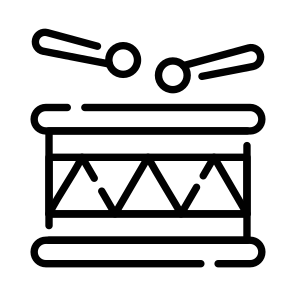 Drum, Drumbeat, Snare, Instrument, Percussion icon