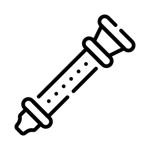 Flute, Pipe, Melody, Music, Instrument icon
