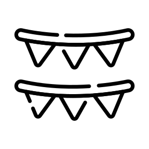 Garlands, Buntings, Flags, Decoration, Celebration icon