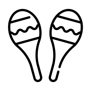 Maracas, Shakers, Rattles, Percussion, Instrument icon