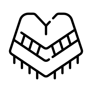 Poncho, Shawl, Clothing, Apparel, Attire icon