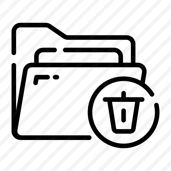 Delete, Remove, Erase, Bin, Folder preview