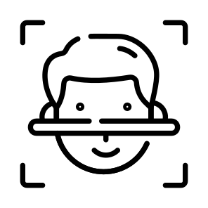 Face, Head, Scan, Imaging, Identification icon