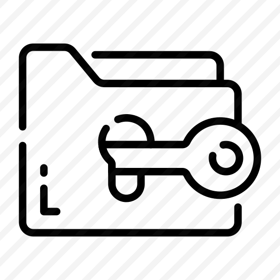 Folder, File, Access, Key, Privacy preview