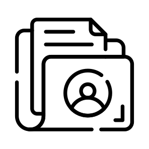 Record, Folder, Archive, Binder, Biodata icon