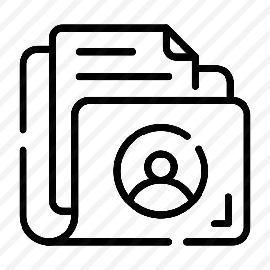 Record, Folder, Archive, Binder, Biodata preview